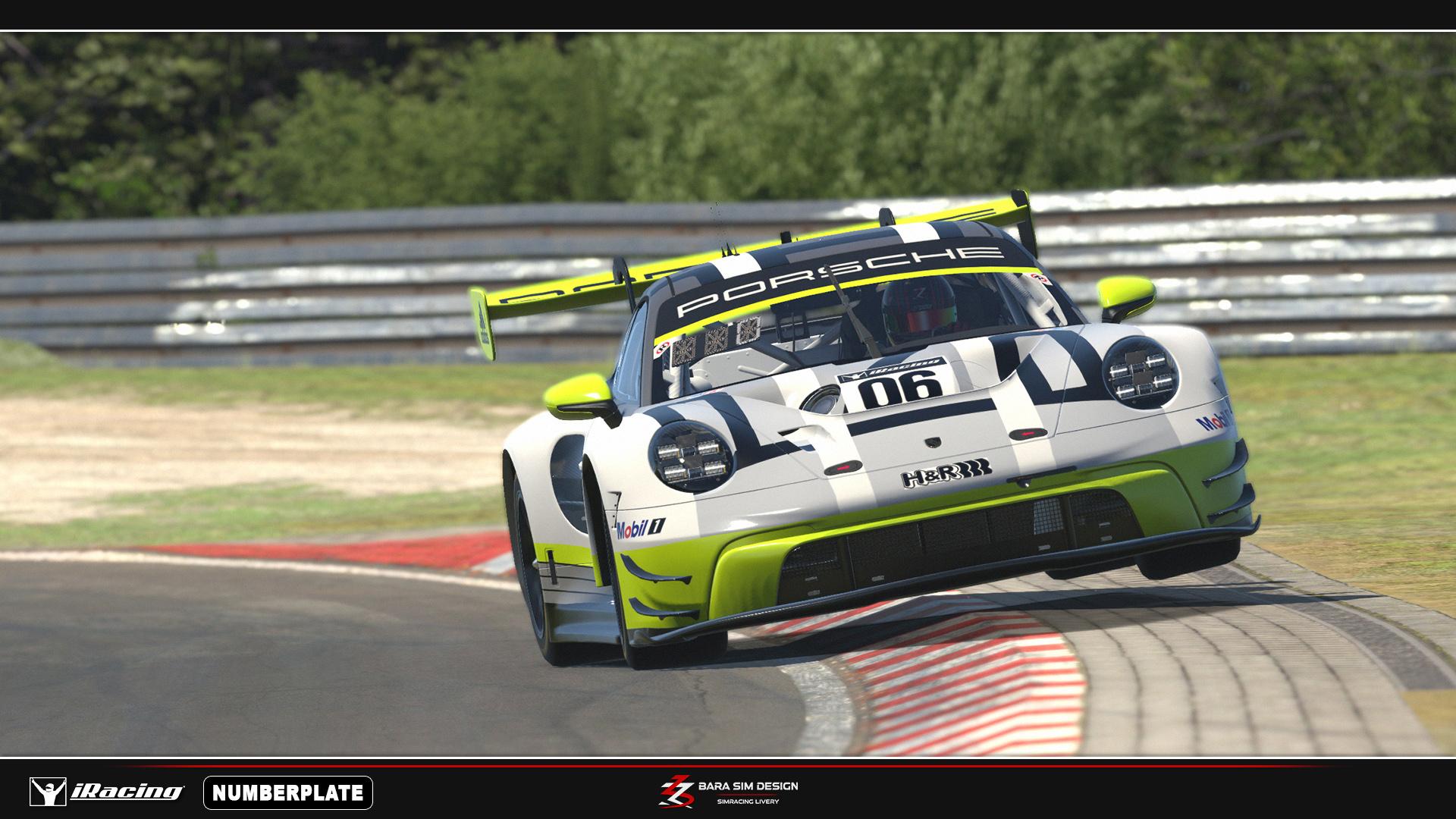 Preview of Manthey Racing 2016 Yellow - iRacing numberplate by Julien Ribouleau
