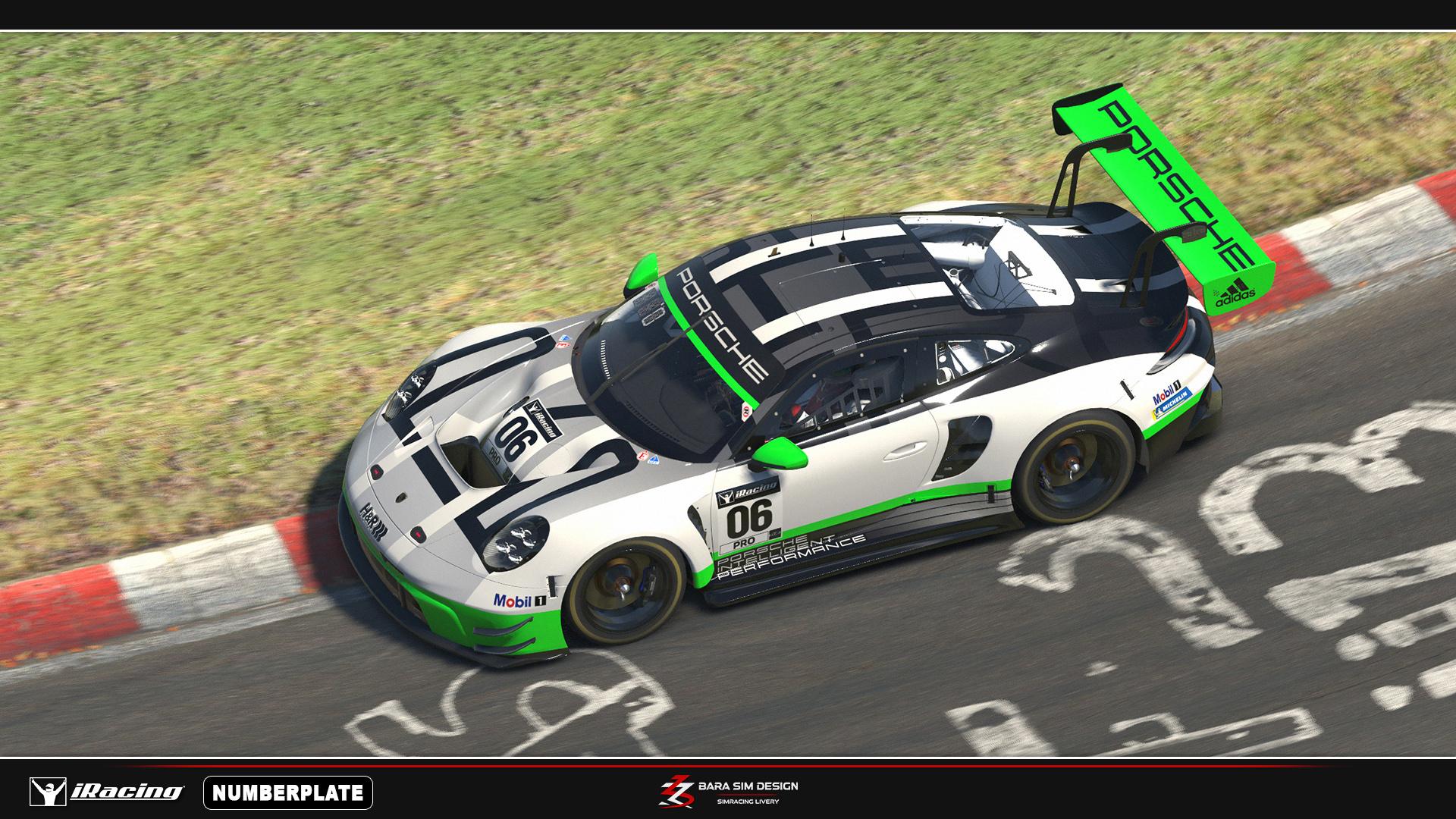 Manthey Racing 2016 Green - iRacing numberplate by Julien Ribouleau ...
