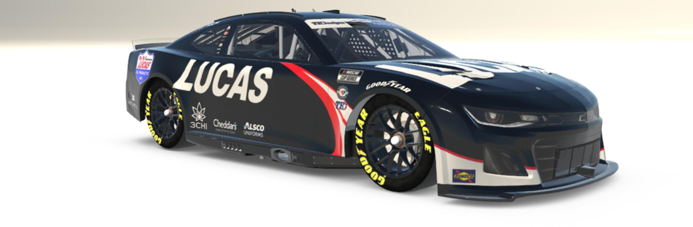 Preview of SimStamp - Kyle Busch - Fictional - RCR - Richard Childress Racing - LUCAS Oil - 2023 Cup Series by Teejay Handley