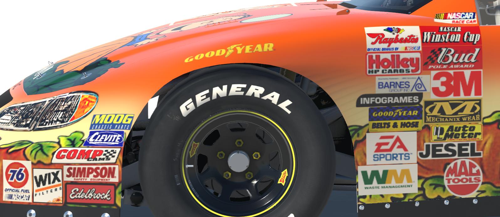 Preview of 2002 Pontiac Grand Prix Tony Stewart Peanuts Halloween car by Bruce Johnson