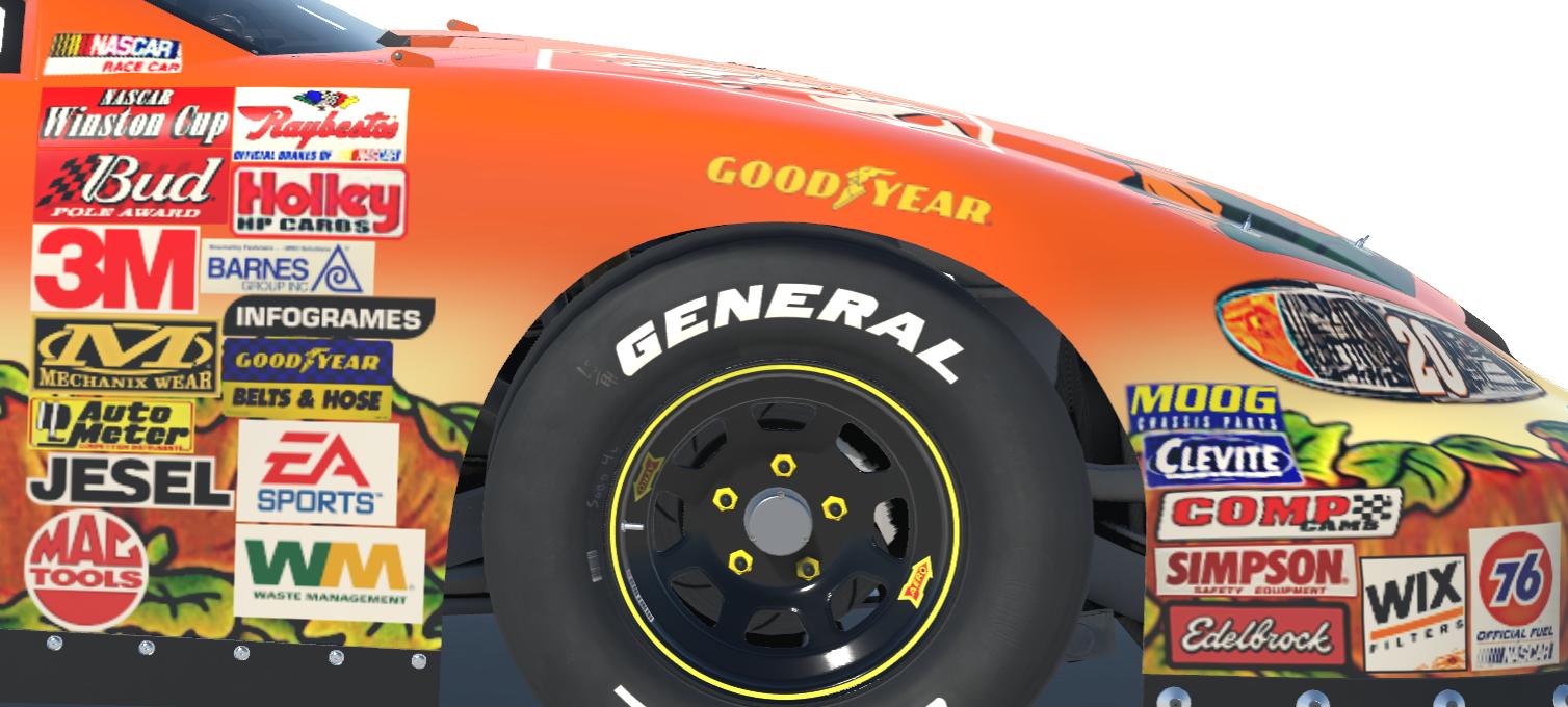 Preview of 2002 Pontiac Grand Prix Tony Stewart Peanuts Halloween car by Bruce Johnson