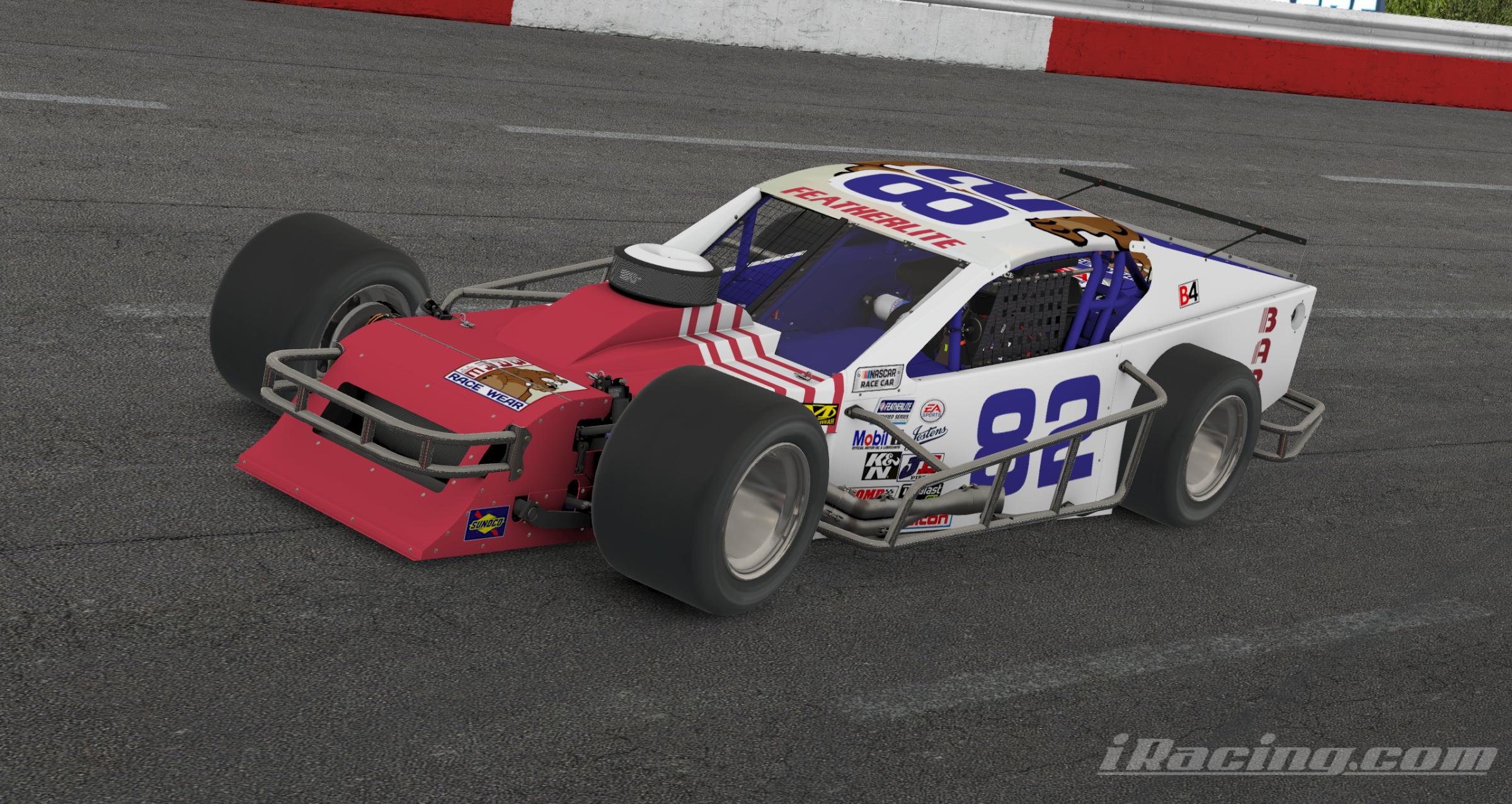 Preview of Nascar 05 82 Bare Race Wear Sim Stamped by Kyle Carpenter