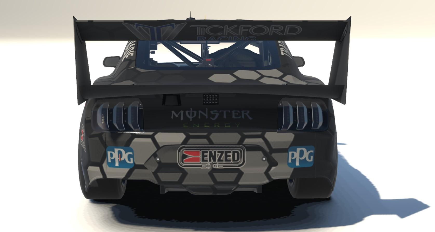 Preview of Supercars Ford Mustang GT Monster Armed Forces 2023 by Drew Bennedick
