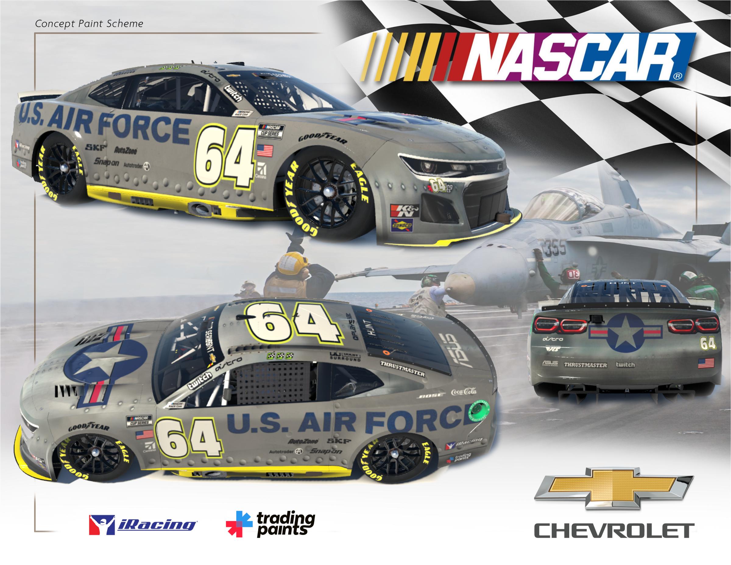 Preview of United States Air Force - Chevrolet Camaro Next Gen - Concept Paint Scheme by Doug Hunt Sr