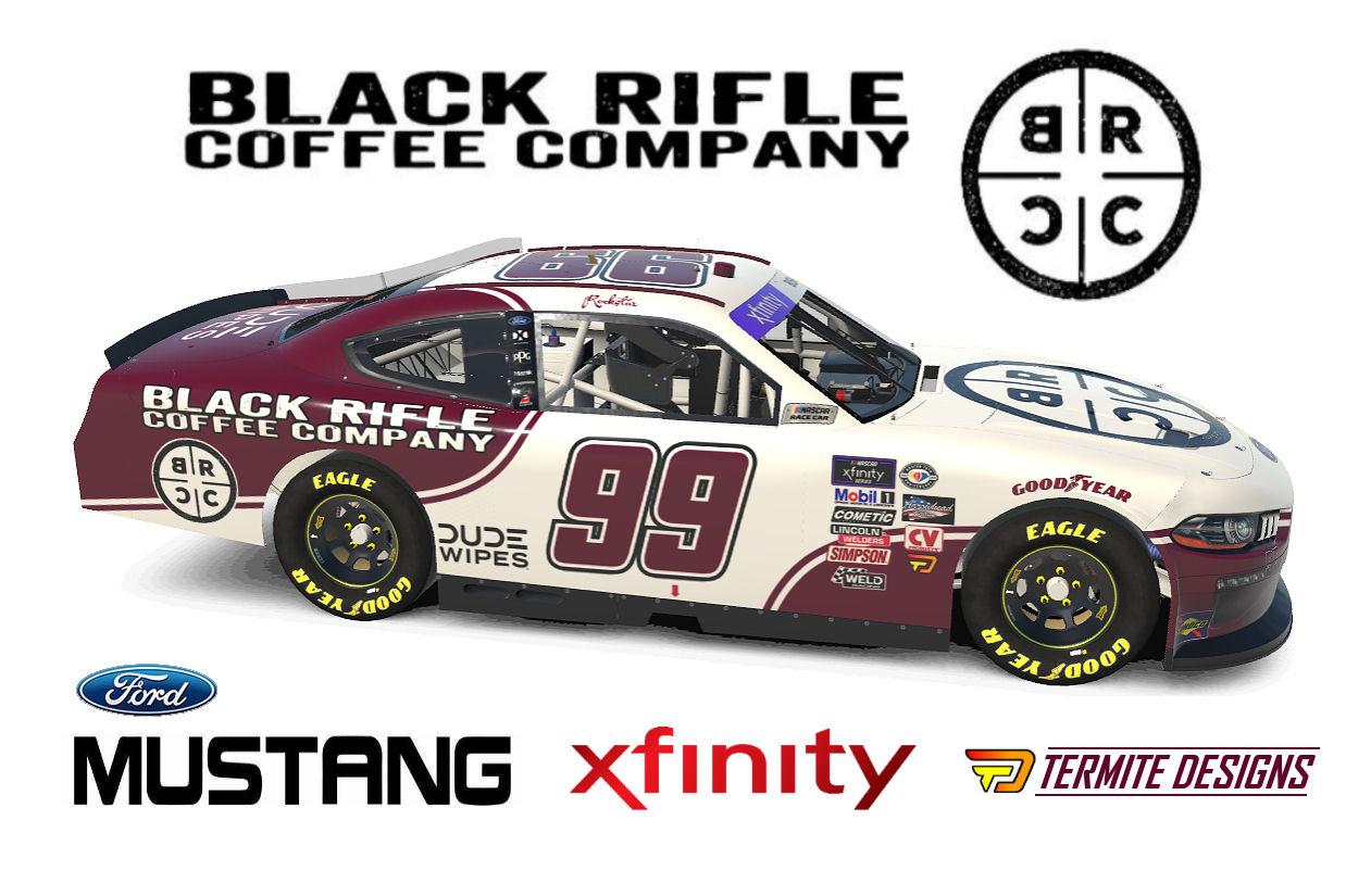 Black Rifle Coffee Xfinity Ford Mustang by Dave B. - Trading Paints