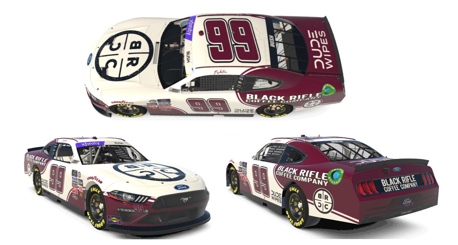 Black Rifle Coffee Xfinity Ford Mustang by Dave B. - Trading Paints