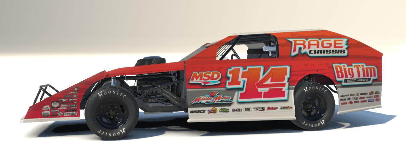 Preview of Dirt UMP Modified 114 Zach fee orange by Jaxson Reitzler