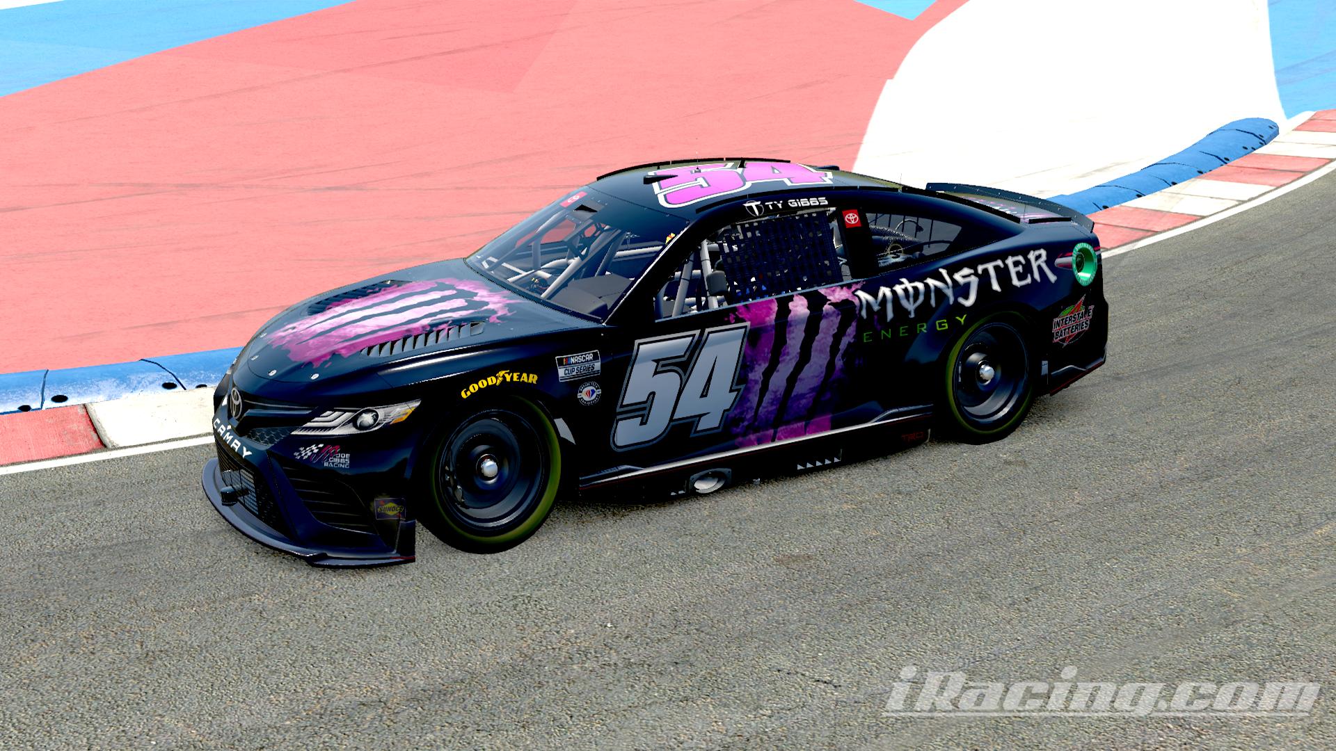 Preview of #54 Ty Gibbs 2023 Monster Energy Project Pink Concept by Martin Roberg