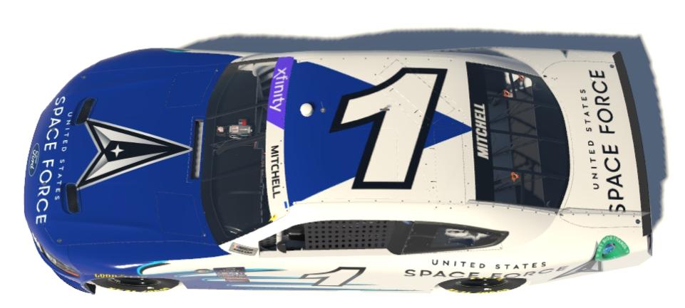 Preview of US Space Force Xfinity Ford Mustang by Michael M.