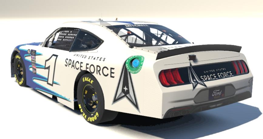 Preview of US Space Force Xfinity Ford Mustang by Michael M.