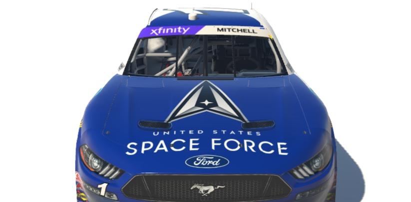 Preview of US Space Force Xfinity Ford Mustang by Michael M.