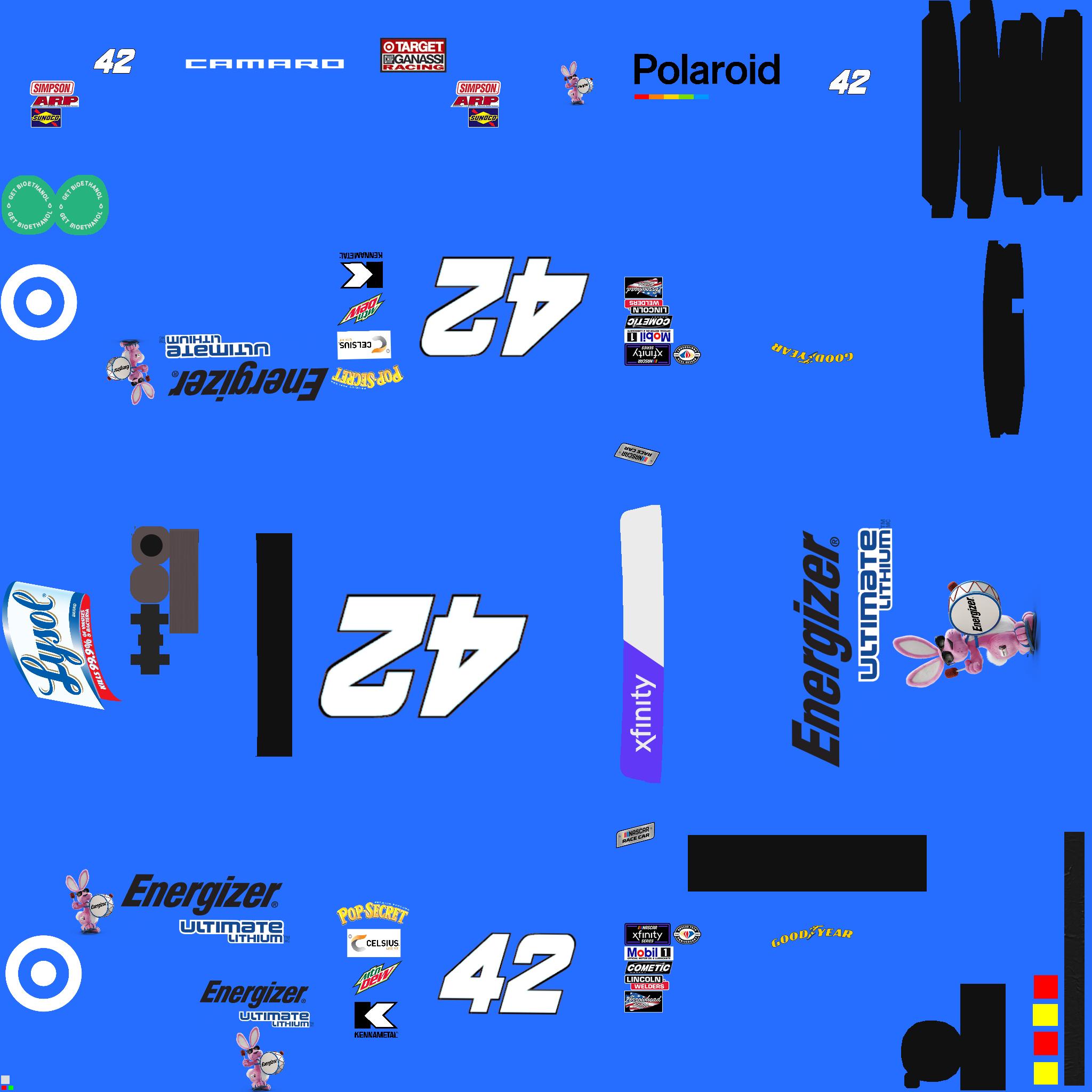 Preview of Target Energizer Ultimate Lithium Xfinity Car in 42 Car by Brenden Broberg