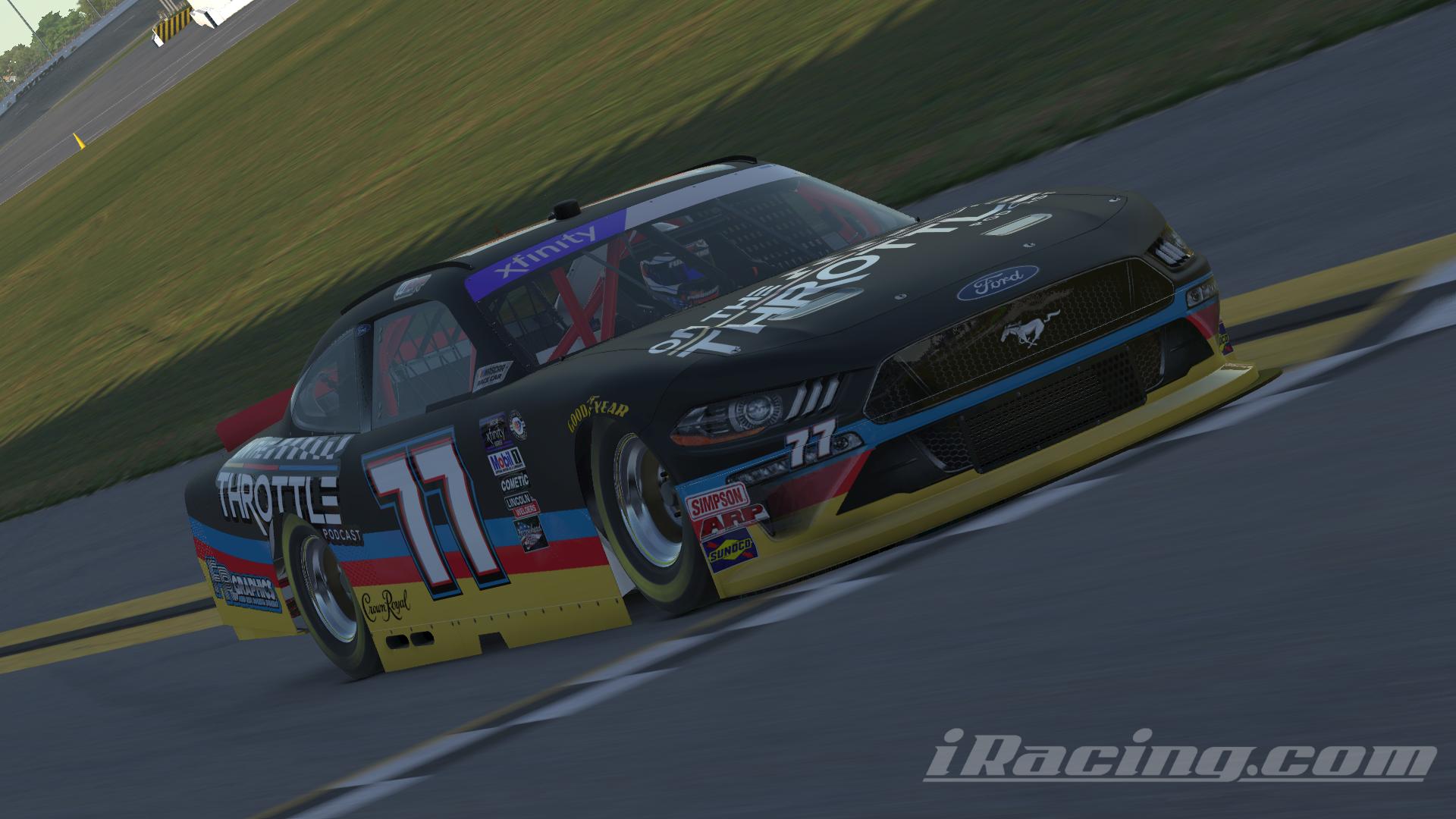 Preview of William Duff 2023 On The Throttle Podcast NASCAR Xfinity Series Ford Mustang 77 by Manix Furqueron