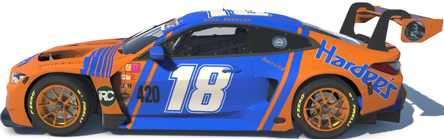 Preview of Hardees Days of Thunder BMW M4 GT3  by Todd Schwarz