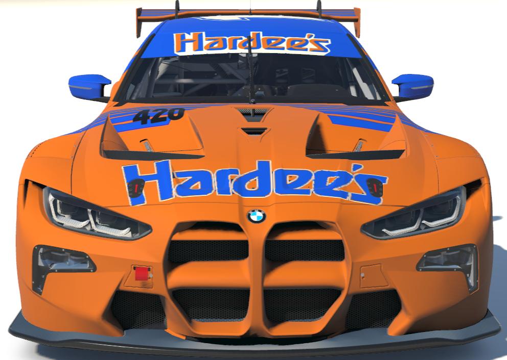 Preview of Hardees Days of Thunder BMW M4 GT3  by Todd Schwarz