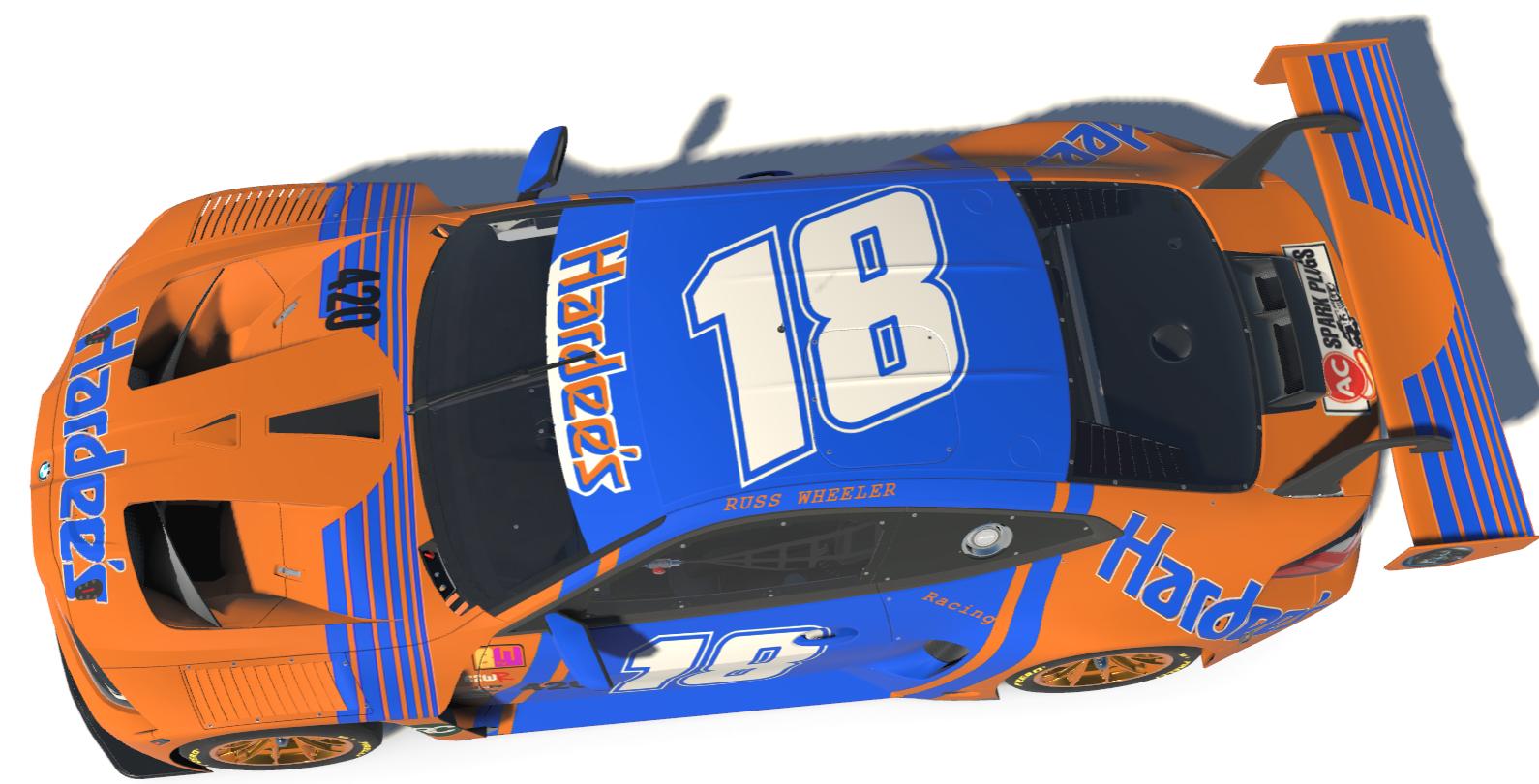 Preview of Hardees Days of Thunder BMW M4 GT3  by Todd Schwarz