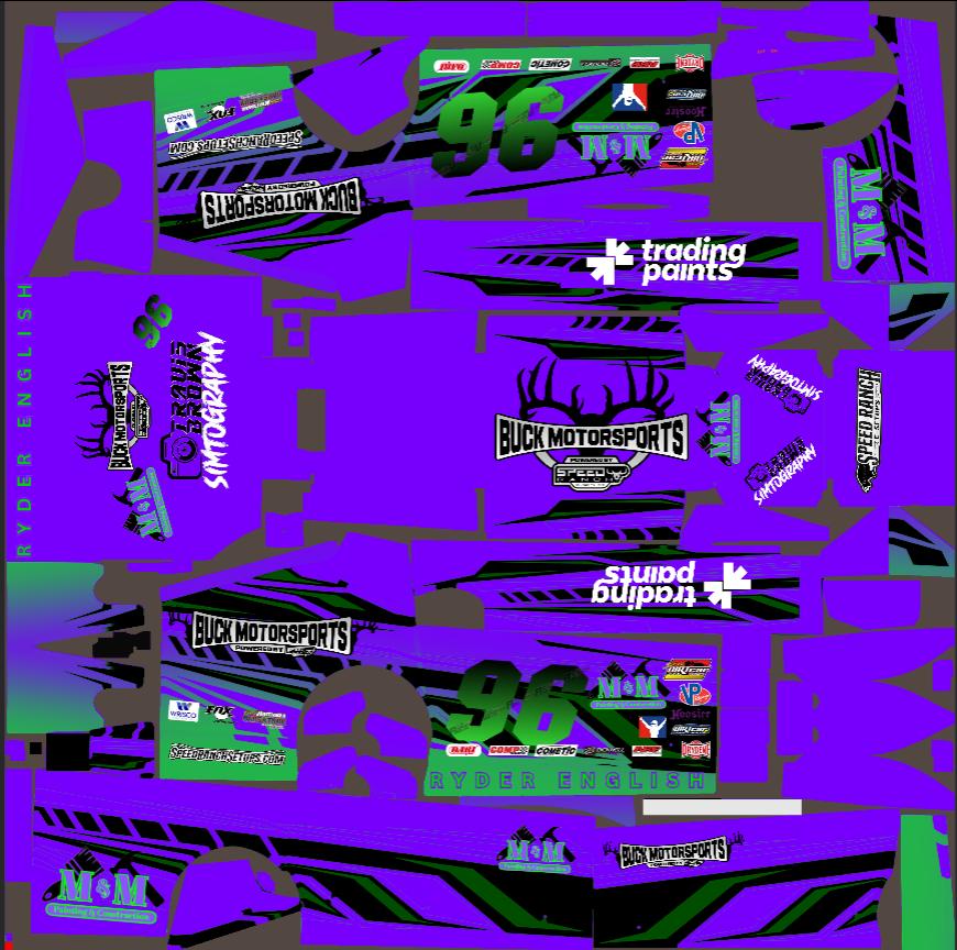 Buck Motorsports BB and 358 Mod by Ryder English - Trading Paints