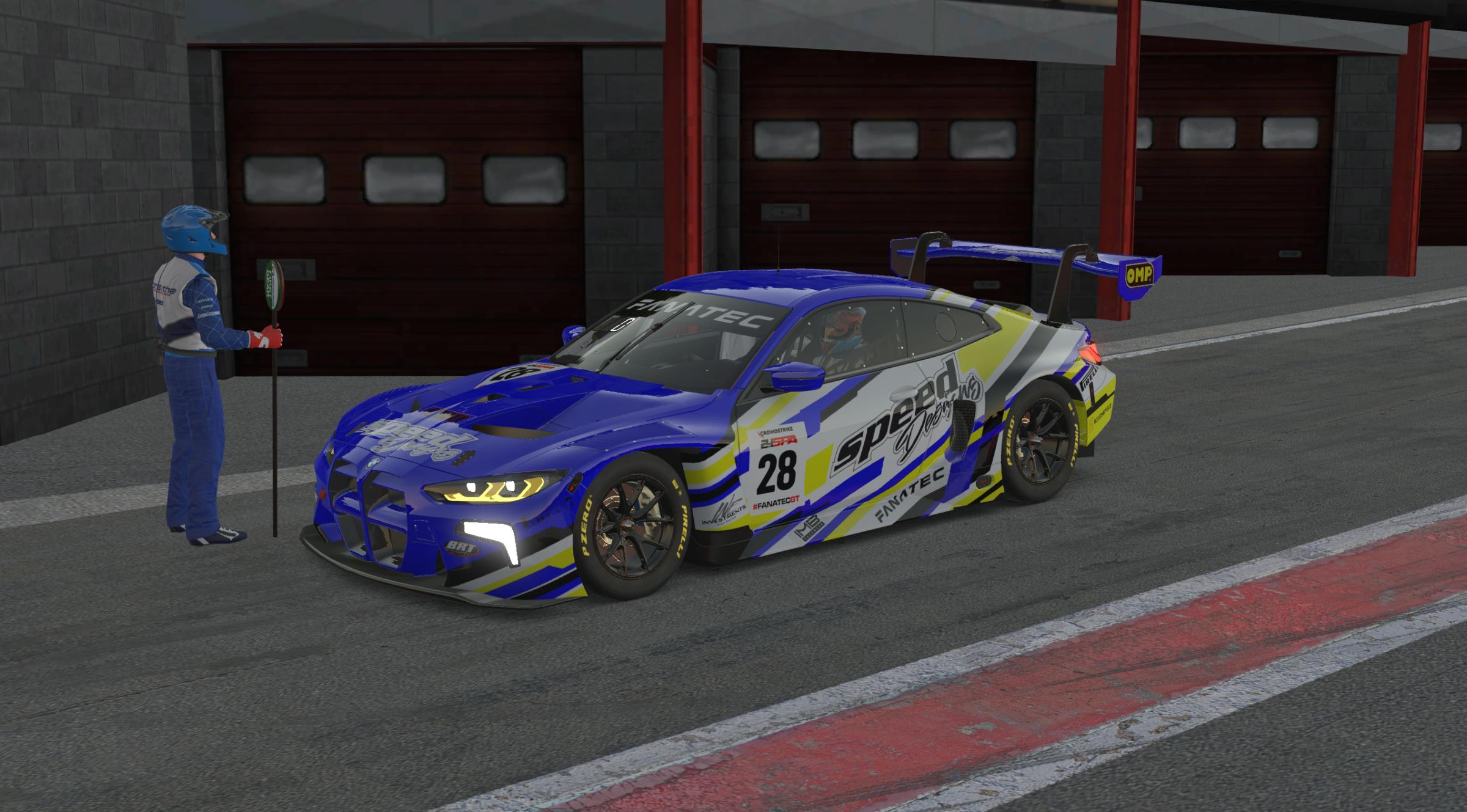 Preview of Speed Design "24 SPA" Crowd Strike Number Plate by Collyn Hopkins