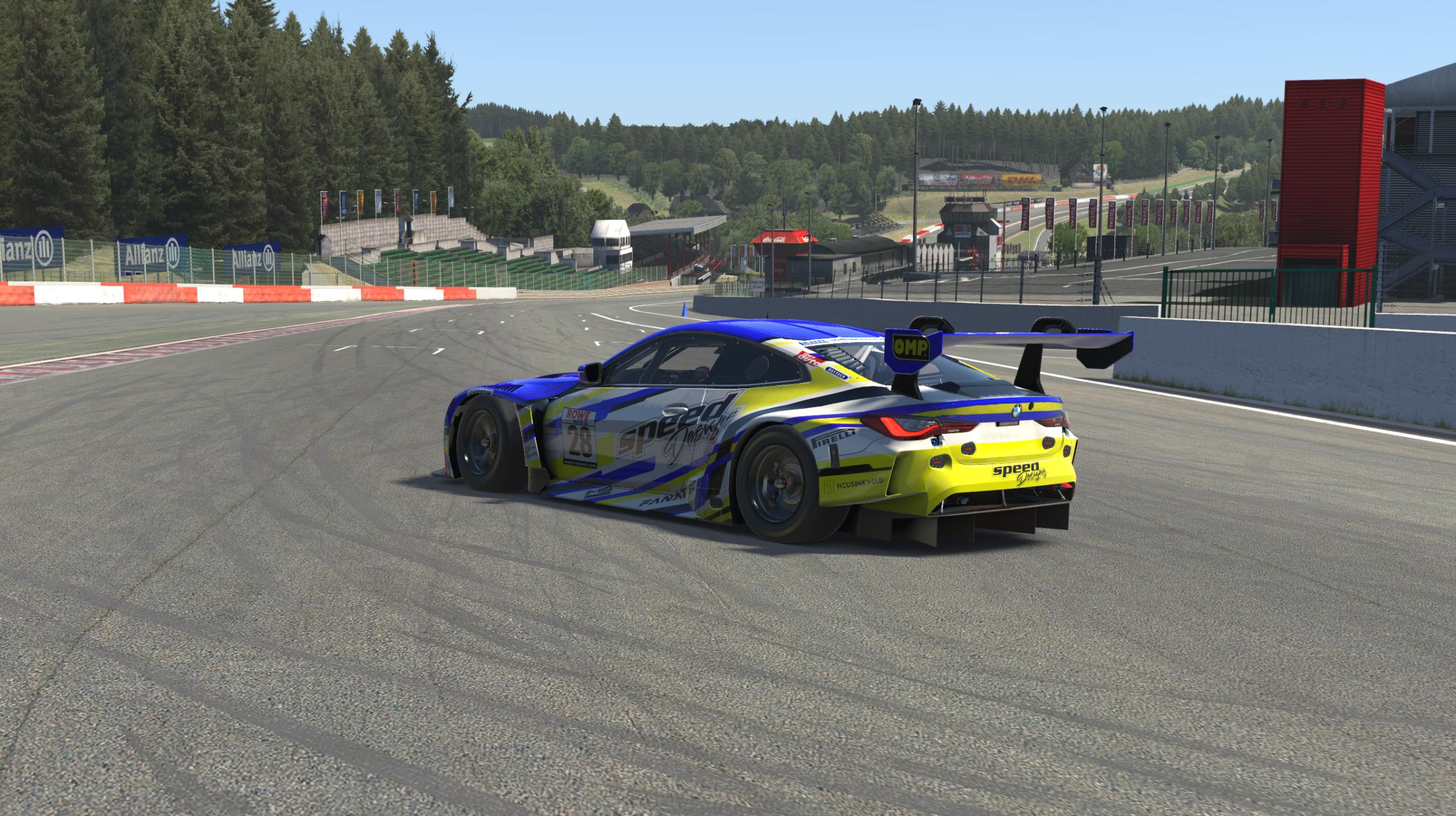 Preview of Speed Design "24 SPA" Crowd Strike Number Plate by Collyn Hopkins