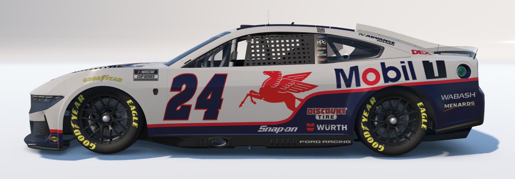 Preview of UPDATED: Fictional Ryan Blaney Next Gen Ford Mustang * NO NUMBER* by Evan Schilling