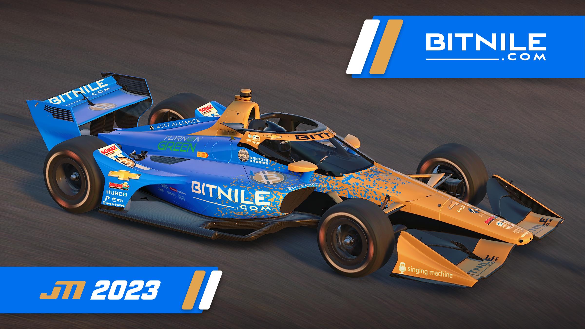 2023 Ryan Hunter-Reay Bitnile.com Dallara IR18 by Jeff McKeand ...