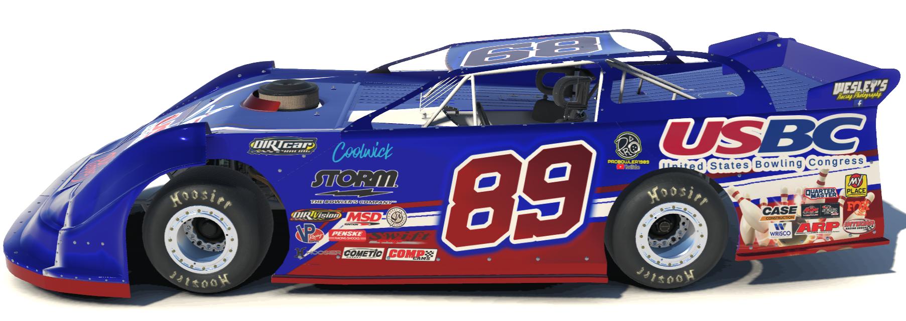 Preview of #89 USBC Late Model - Blue by Wesley Strait