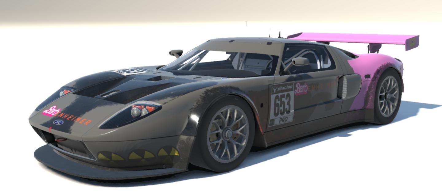 Preview of Ford GT GT3 barbenhenimer (pa weekly paint theme by James S