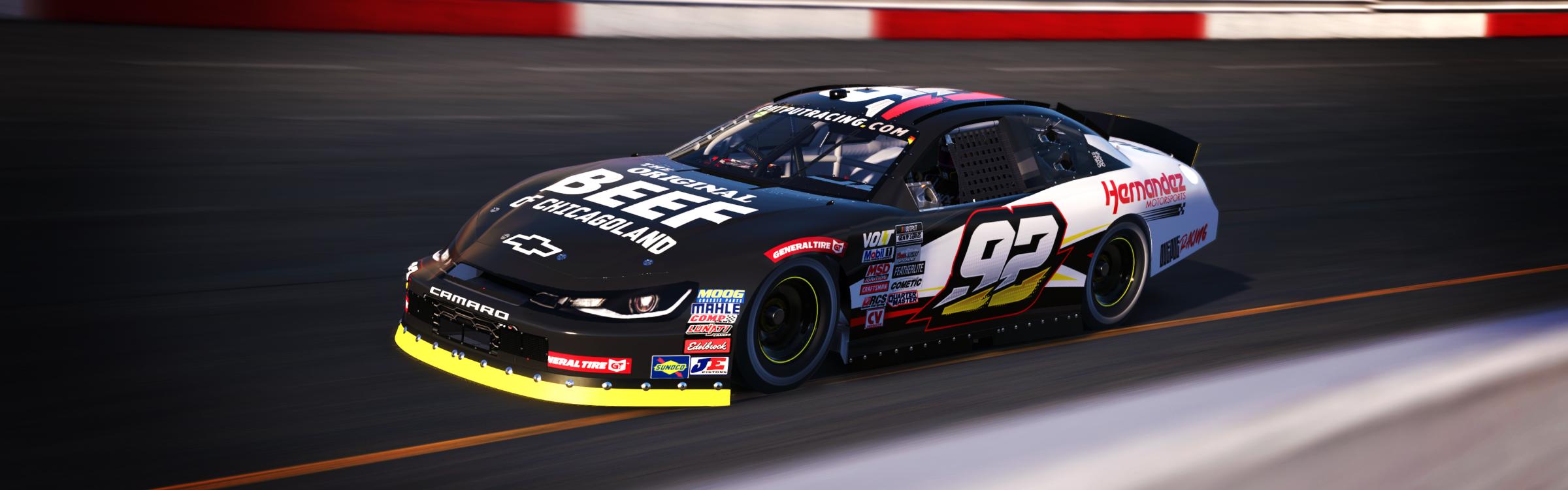 Preview of Chicagoland Beef + Team Hernandez Motorsports #92 Chevy Camaro by Chris Champeau