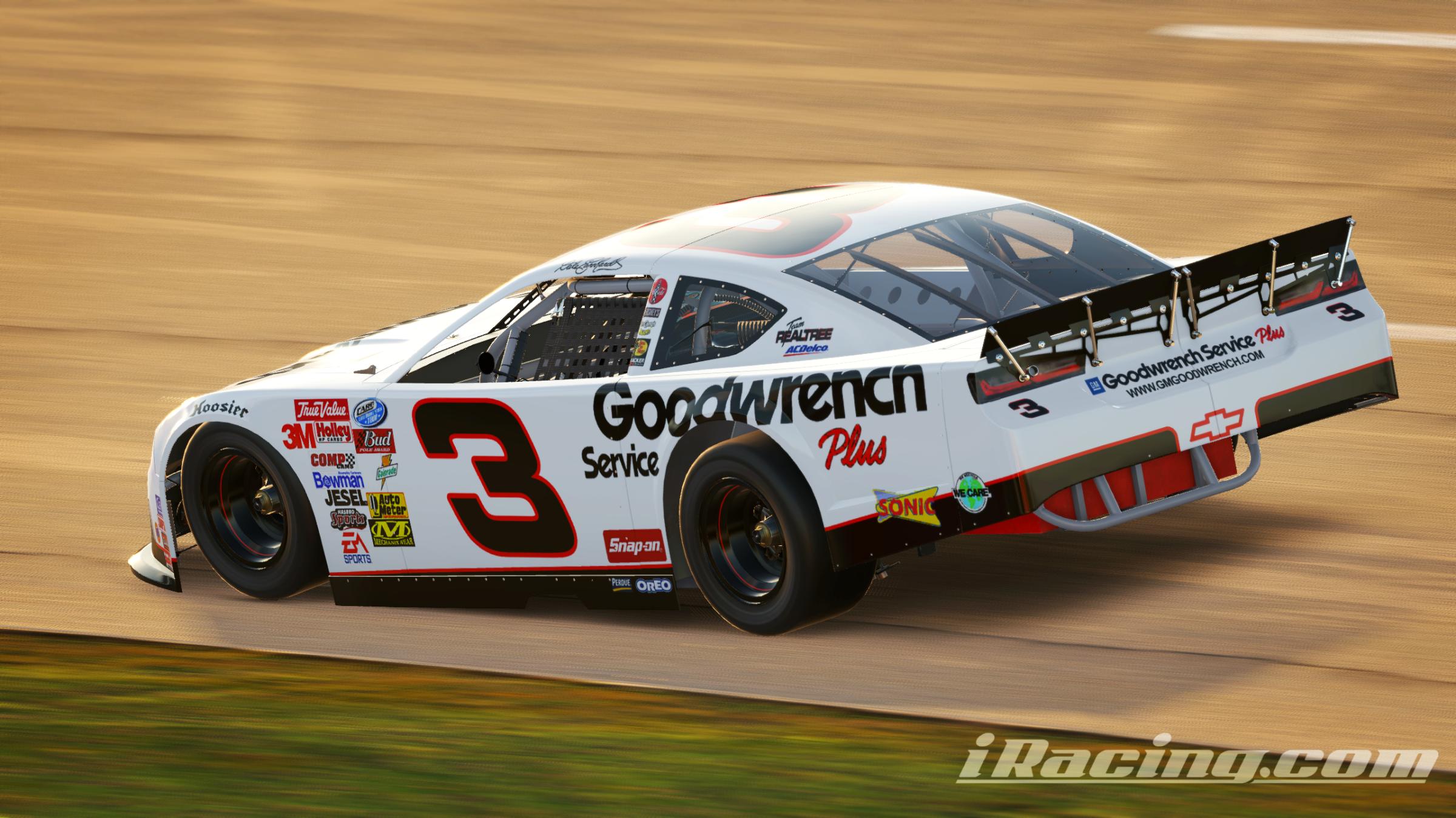 Preview of Dale Earnhardts 2001 White Goodwrench Chevy - Sim-stamped by Nicholas G.