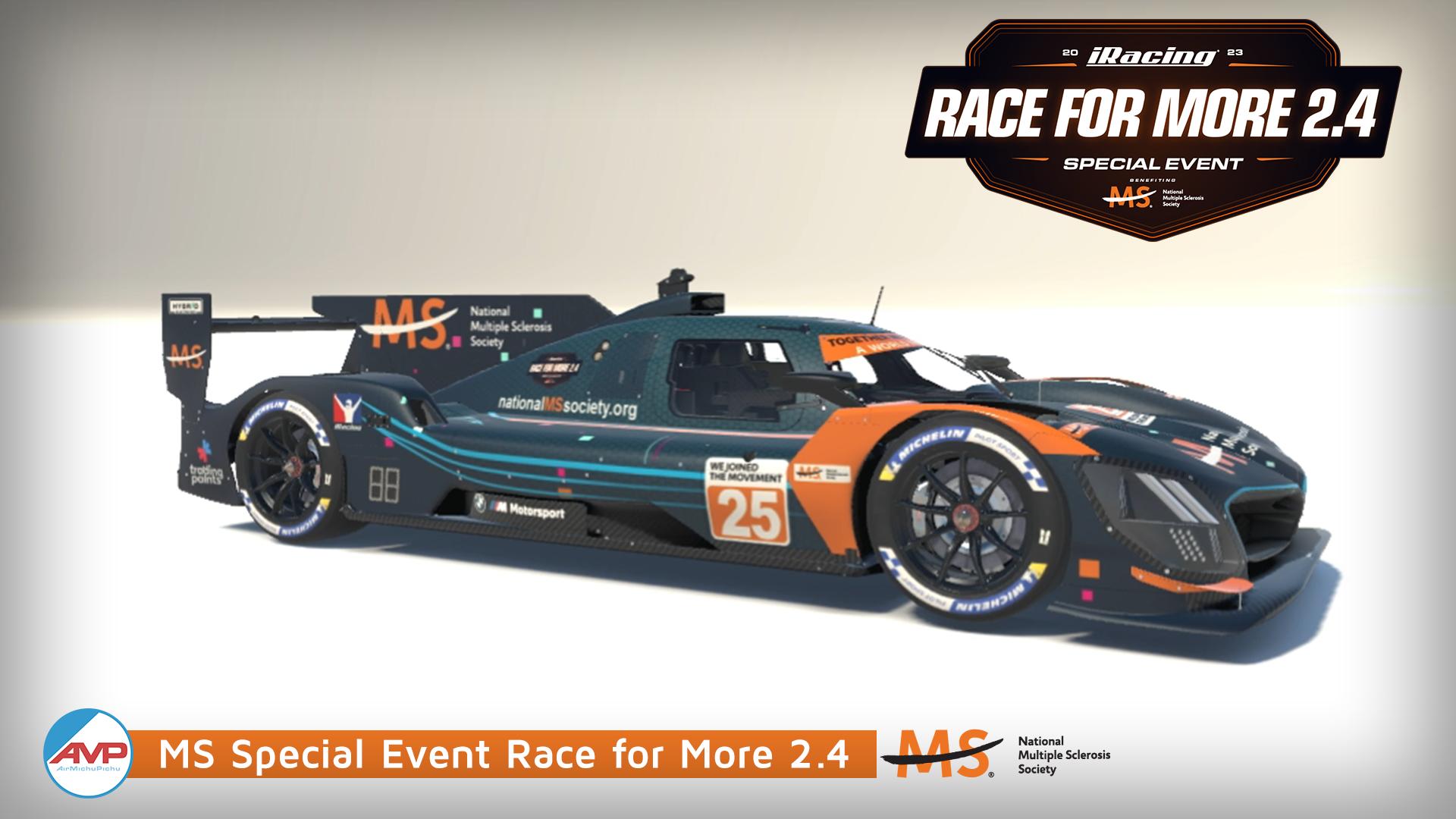 Preview of BMW LMDh MS Race for More 2.4 Dark Version by Oskar Sanchez