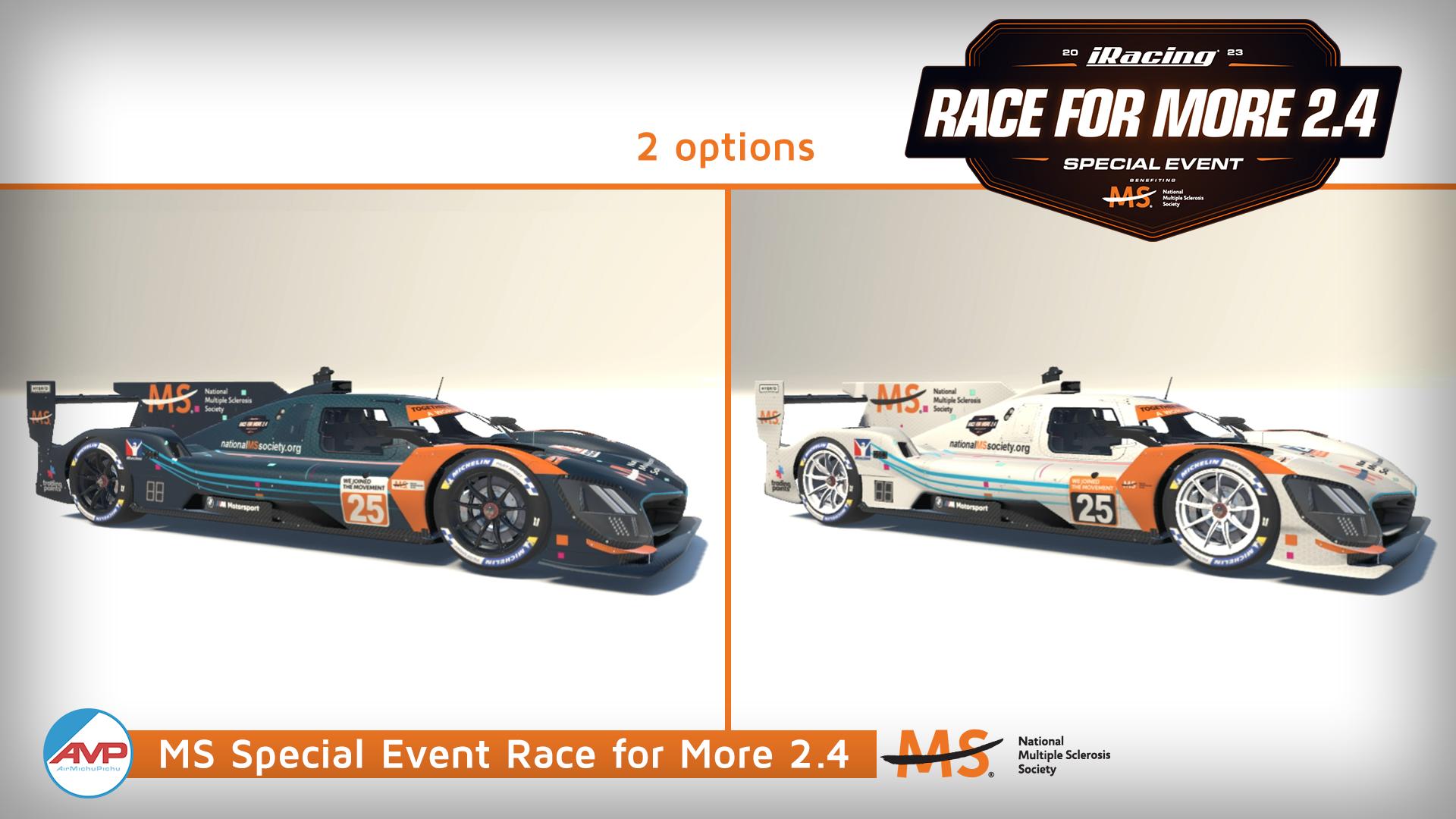 Preview of BMW LMDh MS Race for More 2.4 Dark Version by Oskar Sanchez