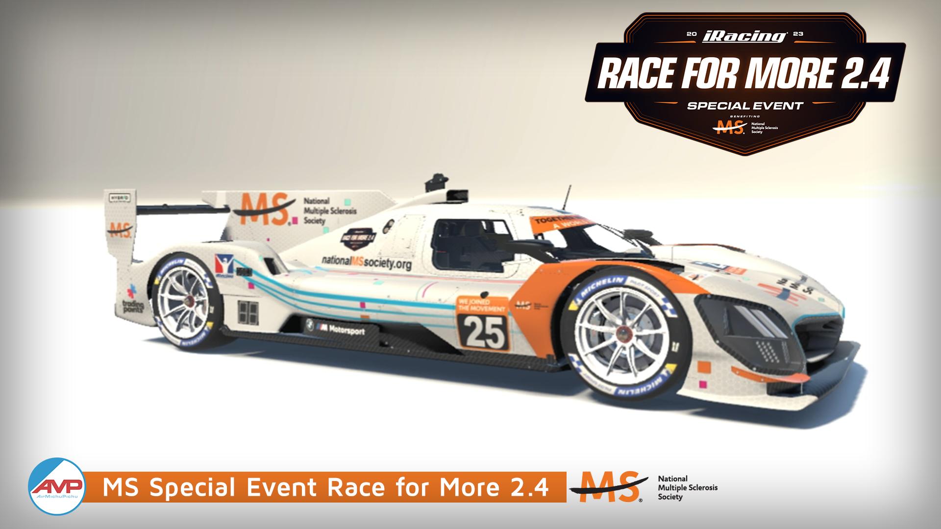 Preview of BMW LMDh MS Race for More 2.4 Light Version by Oskar Sanchez