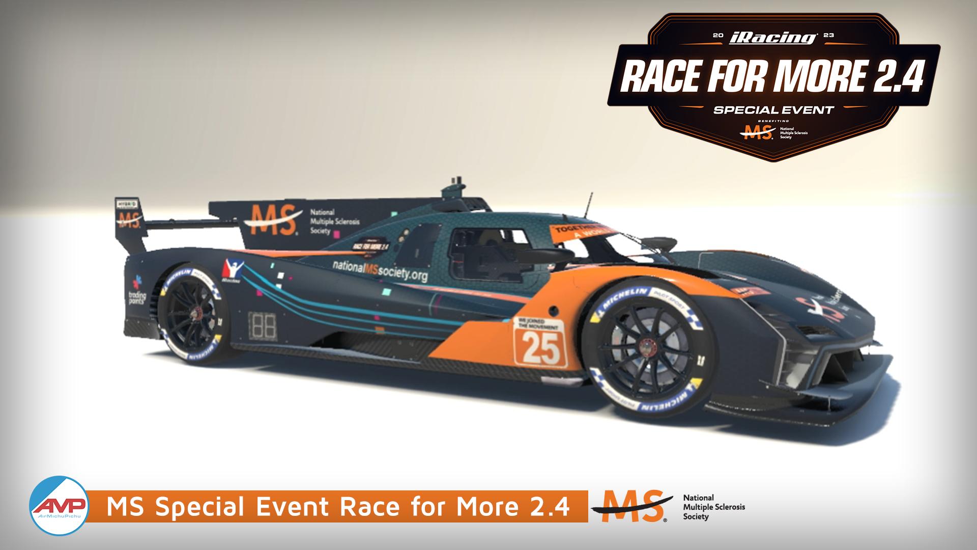 Preview of Cadillac LMDh MS Race for More 2.4 Dark Version by Oskar Sanchez