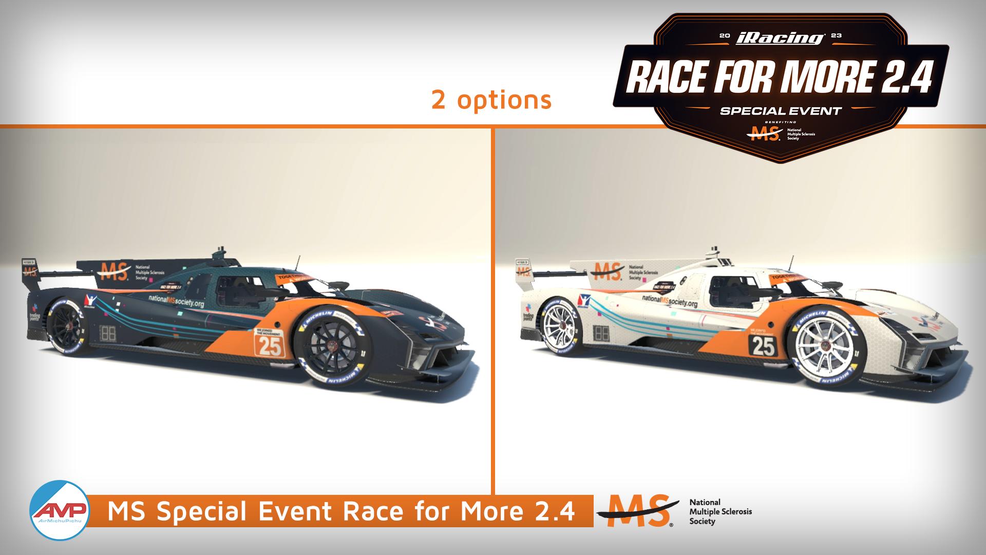 Preview of Cadillac LMDh MS Race for More 2.4 Dark Version by Oskar Sanchez