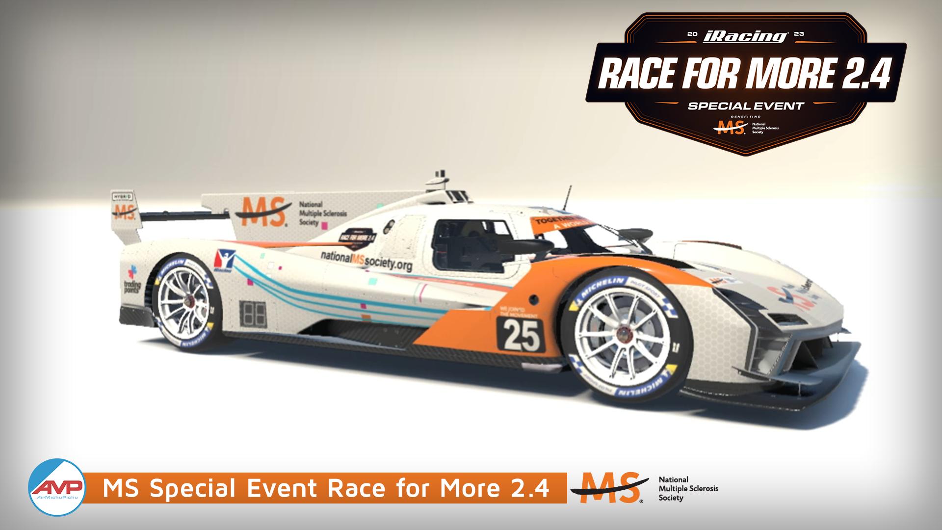 Preview of Cadillac LMDh MS Race for More 2.4 Light Version by Oskar Sanchez