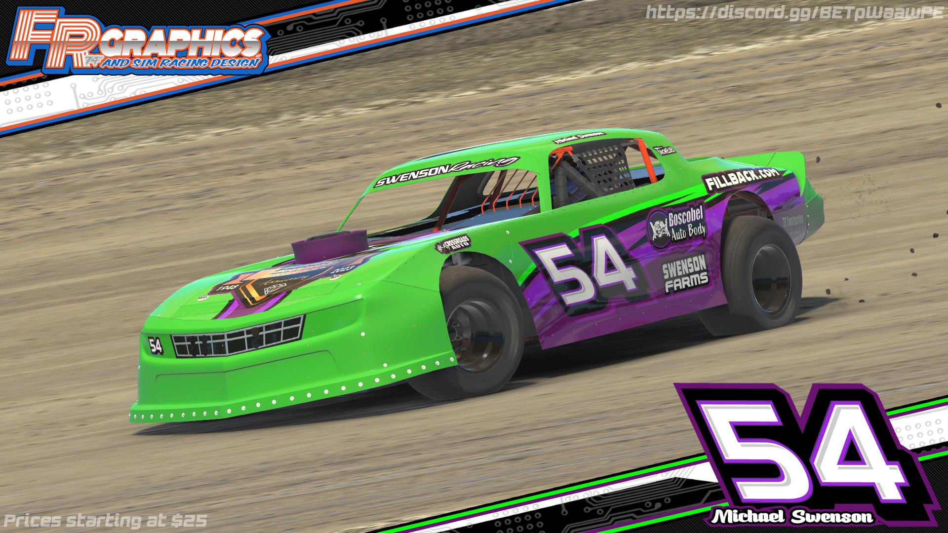 Preview of Michael Swenson 2023 Dirt Street Stock Replica by Manix Furqueron