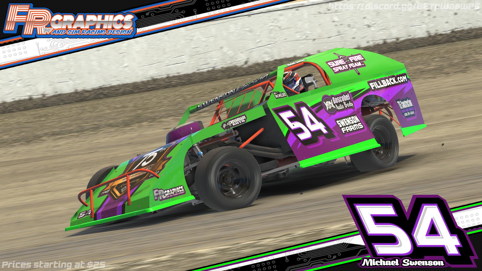 Preview of Michael Swenson 2023 Dirt UMP Modified by Manix Furqueron