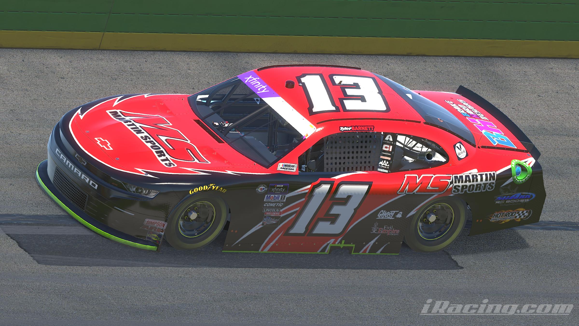 Martin Sports - Tyler Barnett - 13 by Blake H. - Trading Paints