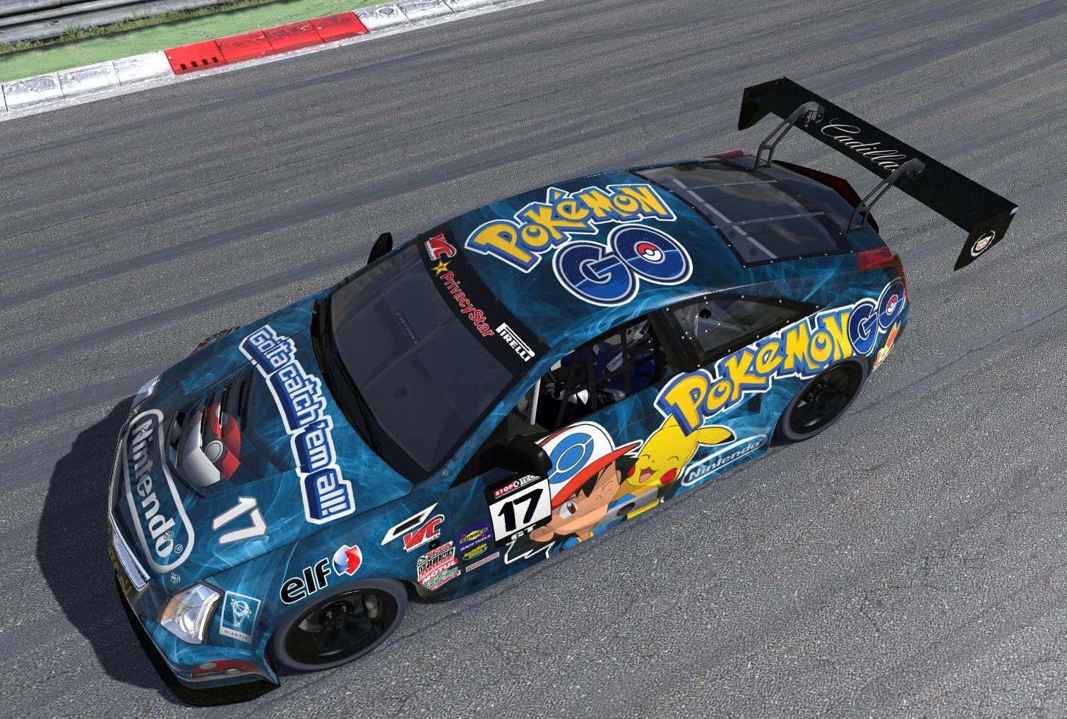 Preview of Cadillac CTS VR PokemonGO Racing Team. by Phill Routledge