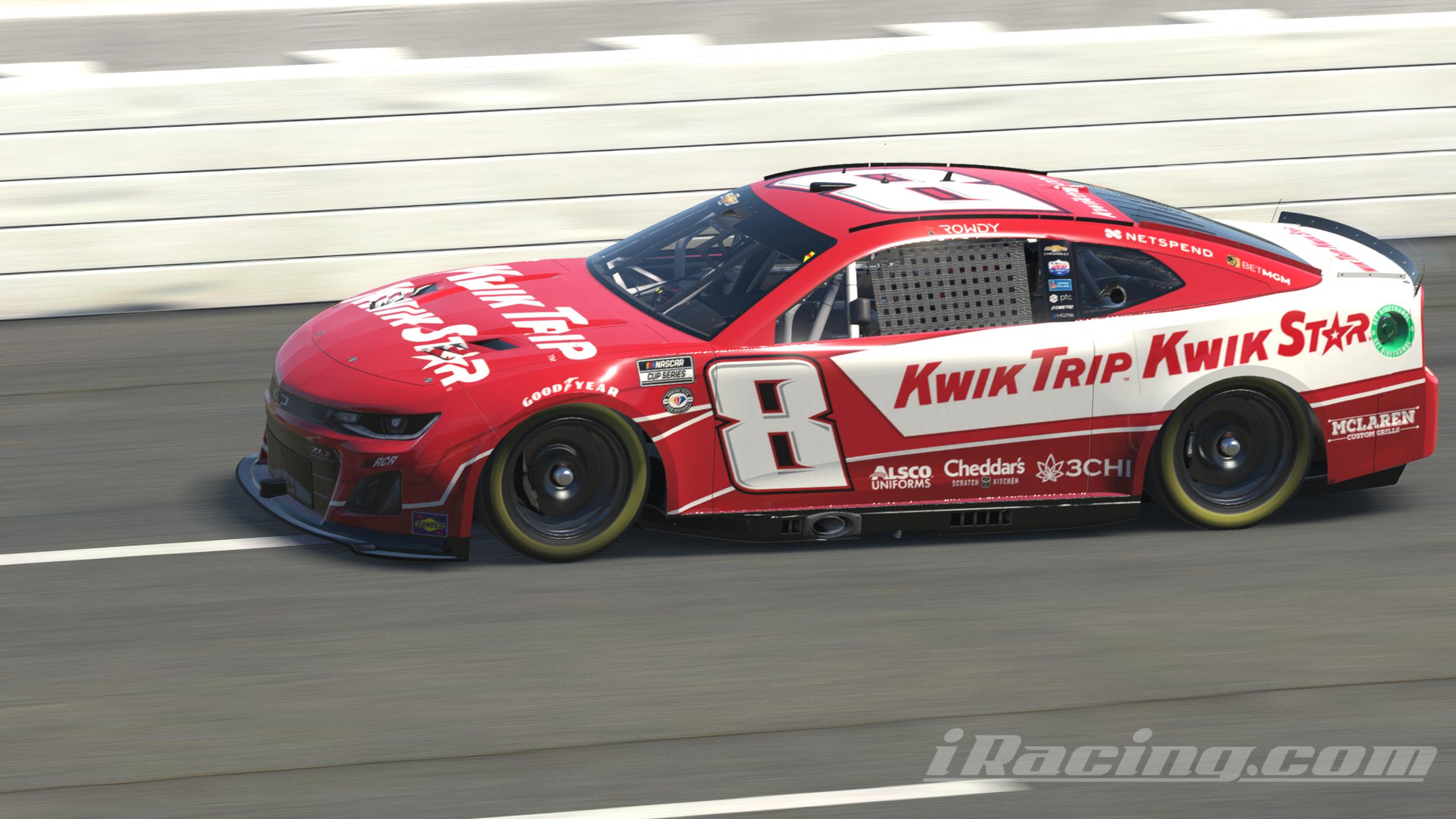 Preview of Kyle Busch 2023 Kwik Trip/ Kwik Star Chevy (Sim #) by Gary P.
