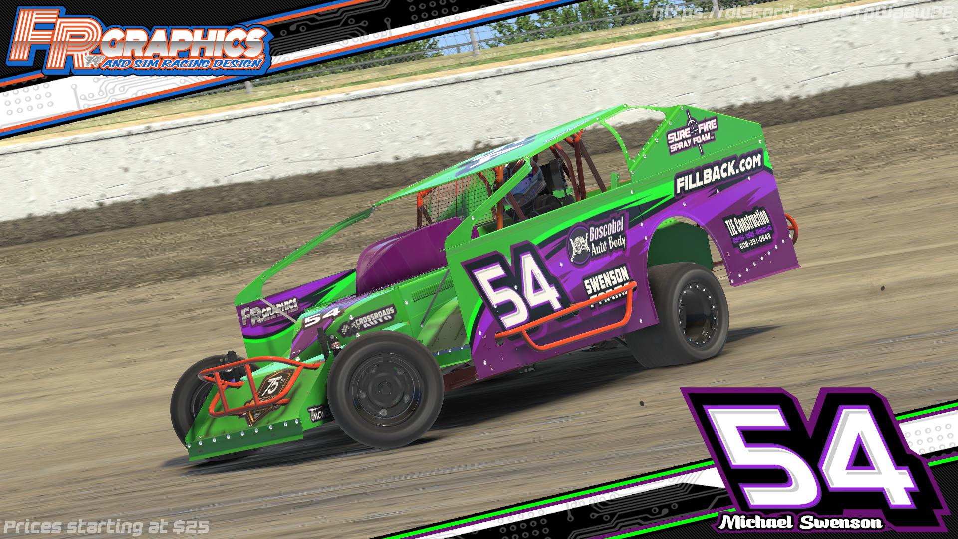 Preview of Michael Swenson 2023 Dirt Modified by Manix Furqueron