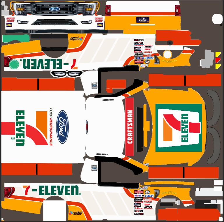 Preview of 7 - Eleven Ford F-150 Paint by John Kierce