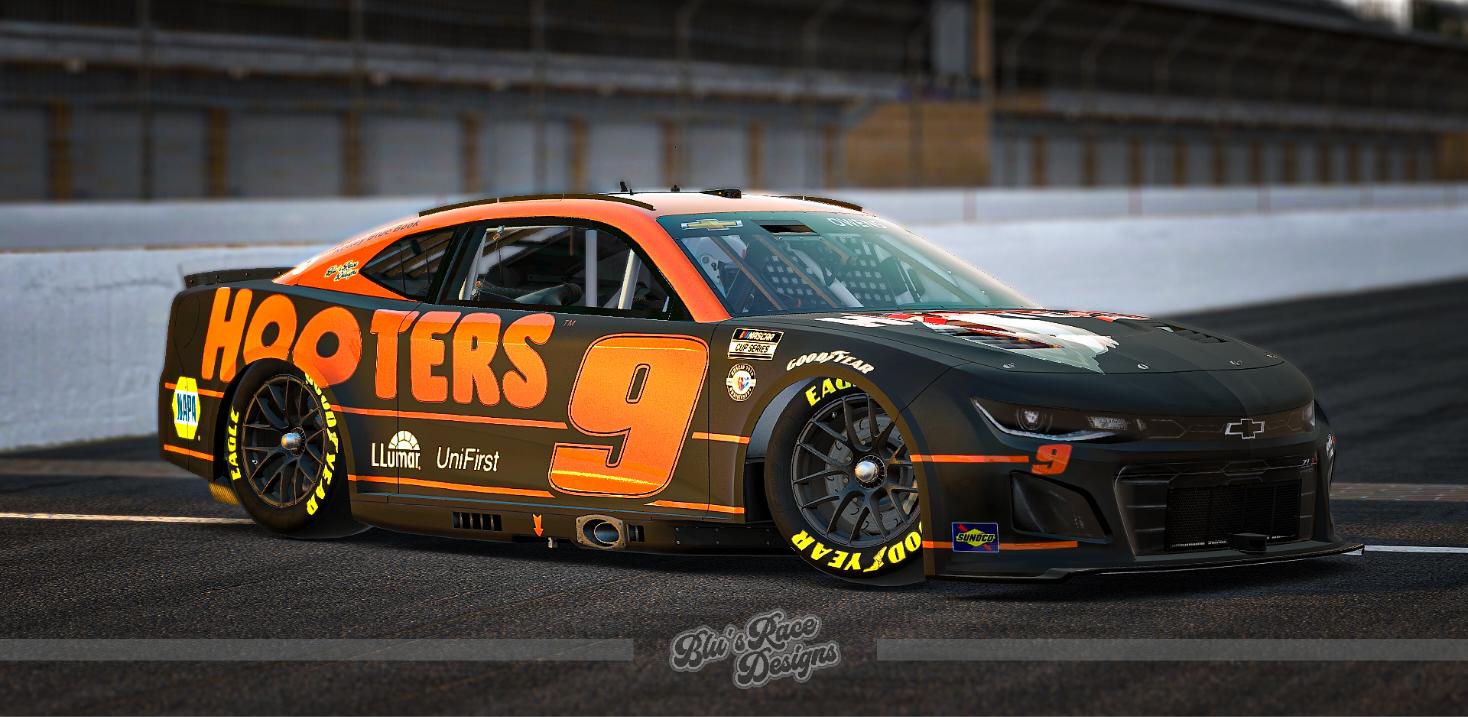 Preview of Chase Elliott Hooters Night Owl NG Camaro (Sim Stamp) by Noah O.