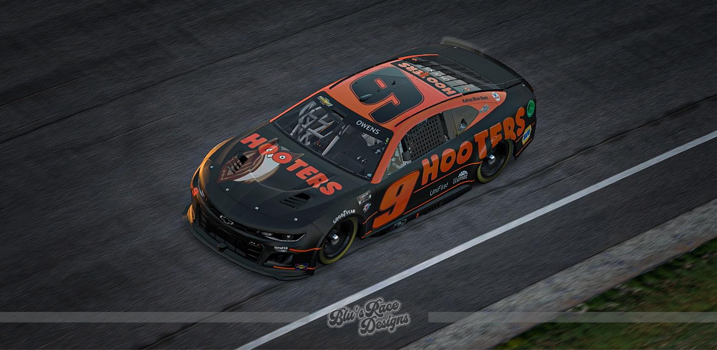 Preview of Chase Elliott Hooters Night Owl NG Camaro (Sim Stamp) by Noah O.