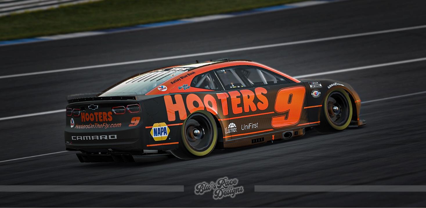 Preview of Chase Elliott Hooters Night Owl NG Camaro (Sim Stamp) by Noah O.