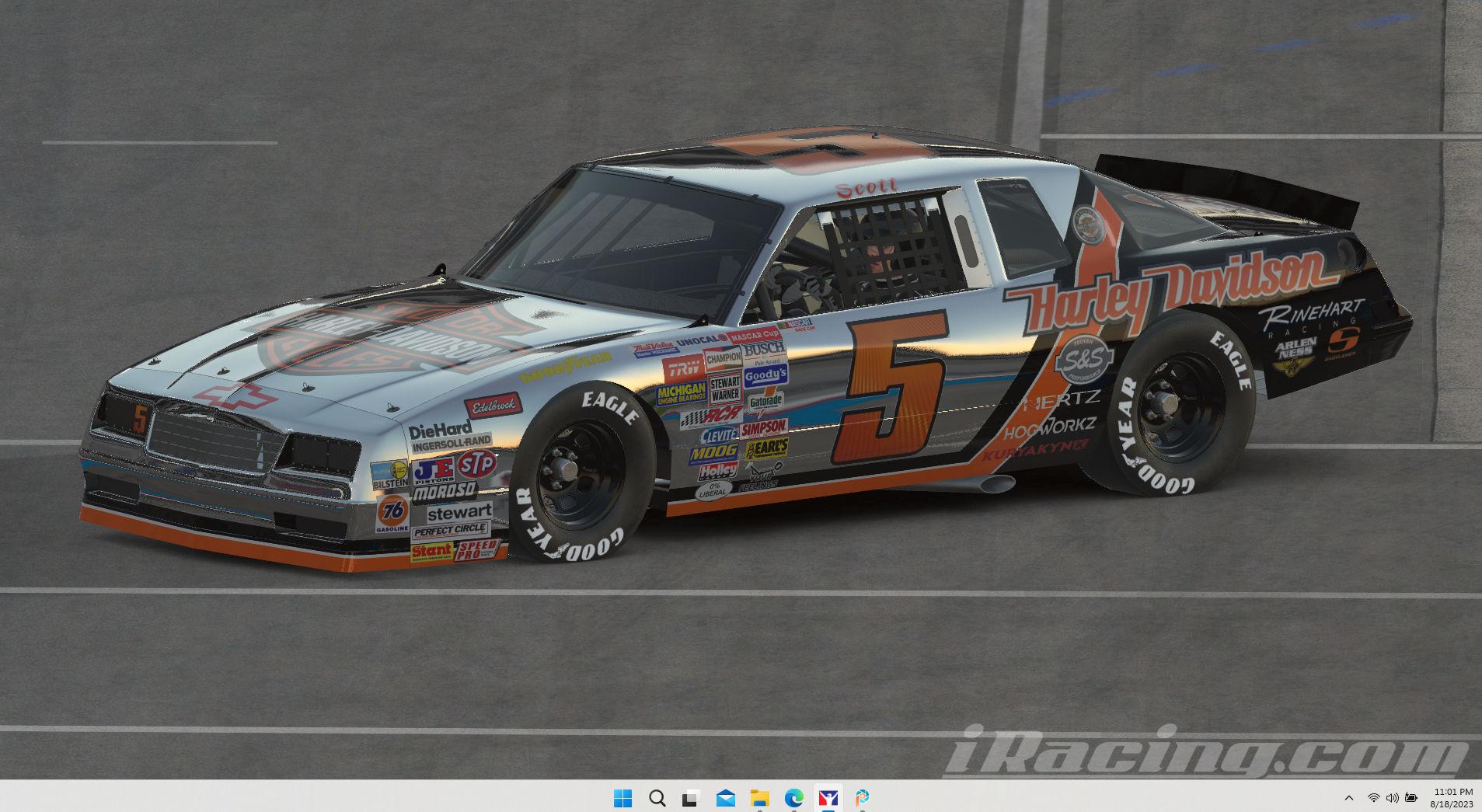 Preview of #5 CUSTOM HARLEY DAVIDSON 87 Monte Carlo by Scott Van Ness