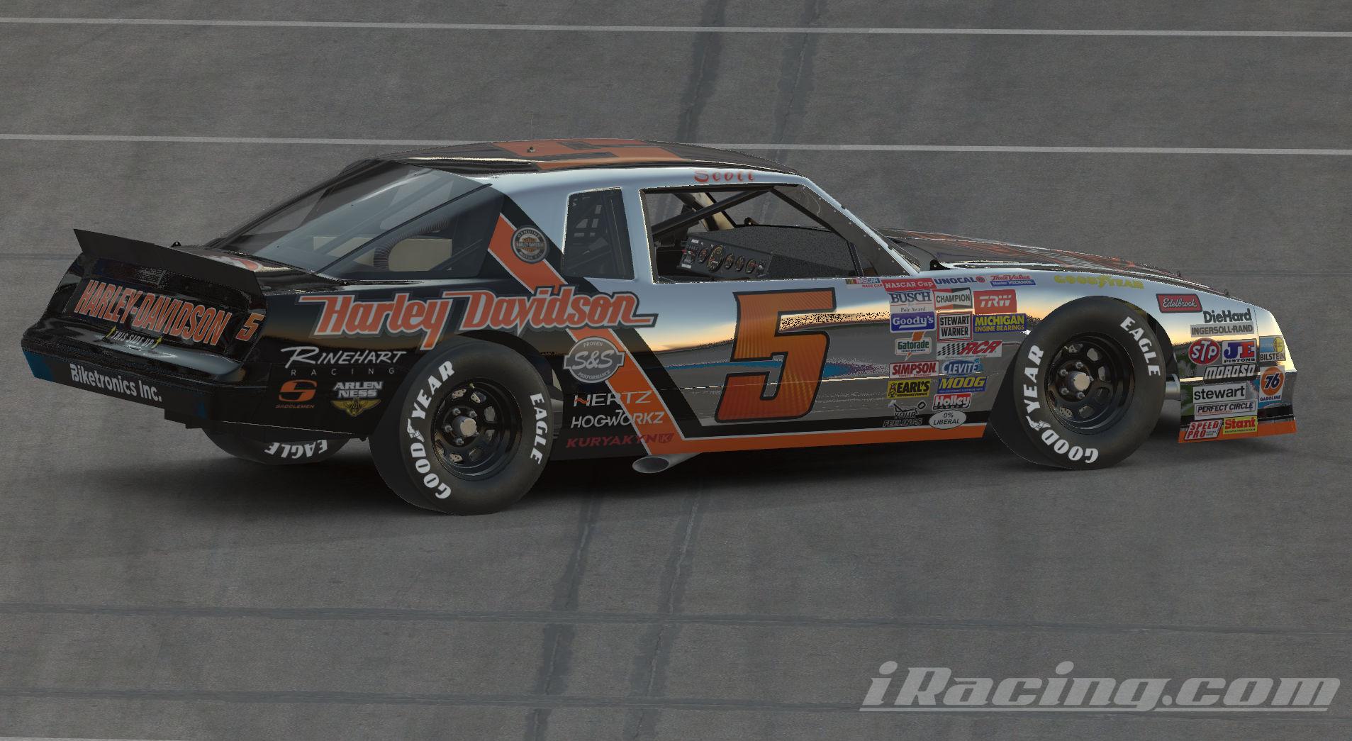 Preview of #5 CUSTOM HARLEY DAVIDSON 87 Monte Carlo by Scott Van Ness