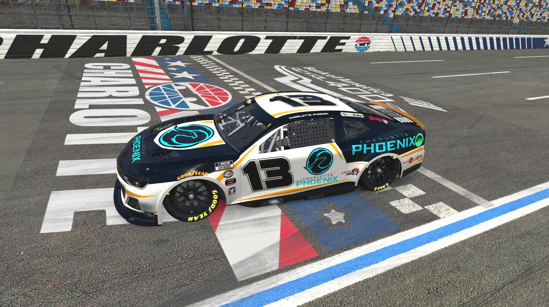 Charlotte Phoenix NO NUMBERS by John Vlasaty - Trading Paints