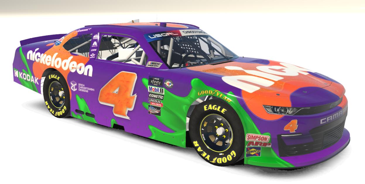 Preview of #4 Nickelodeon Chevy Camaro by Zach Chrostowski