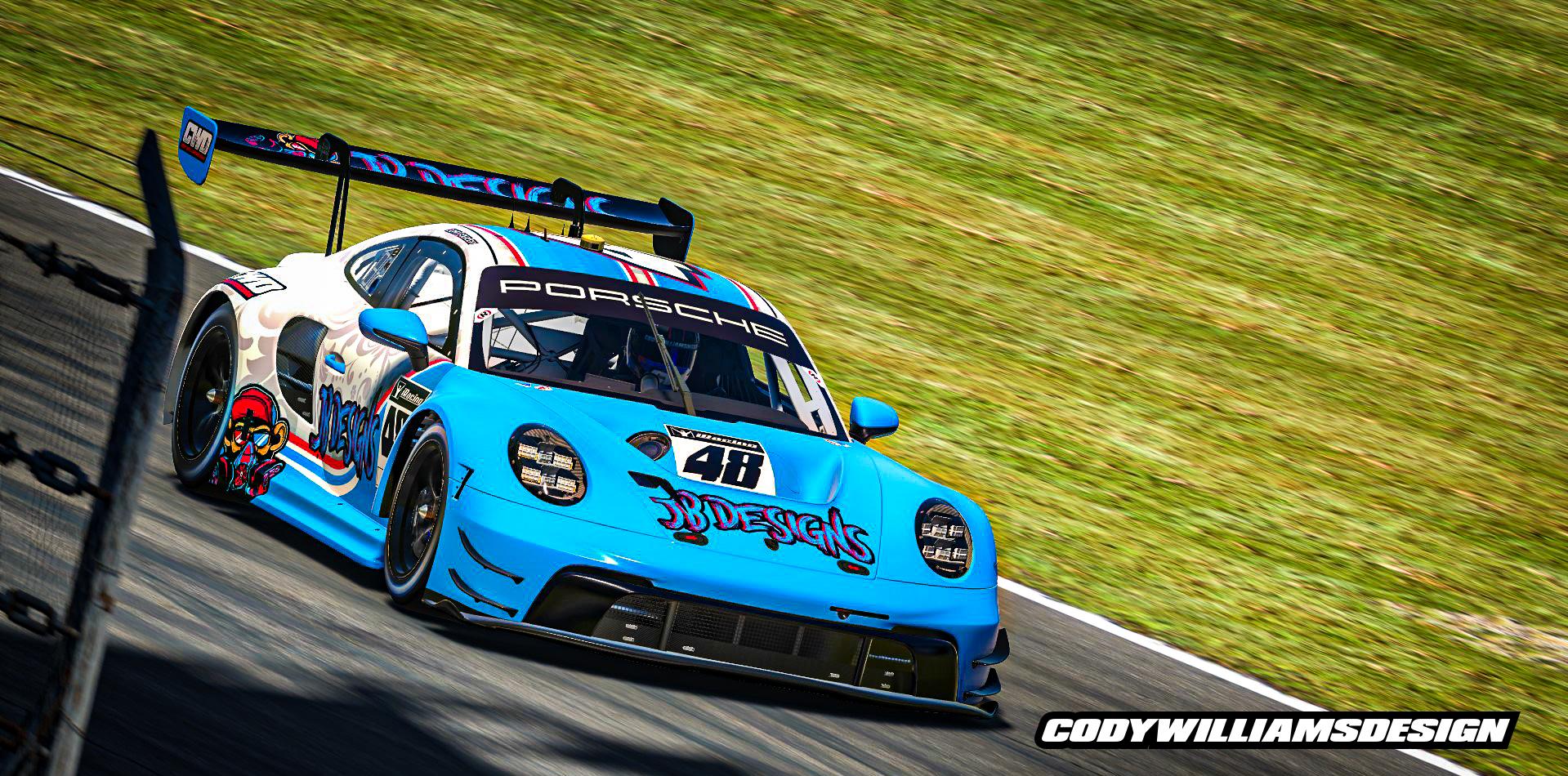 992r John Fowler Porsche 992r GT3! by Cody G Williams - Trading Paints